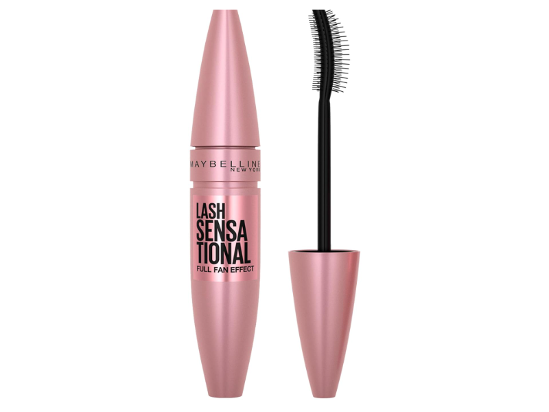 Maybelline New York Lash Sensational Mascara, Blackest Black, 0.32 fl oz/9.5 mL