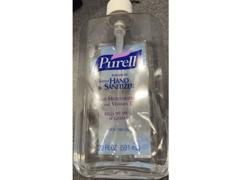 Purell Advanced Instant Hand Sanitizer, Moisturizer Vitamin E, 20 fl oz/591 mL