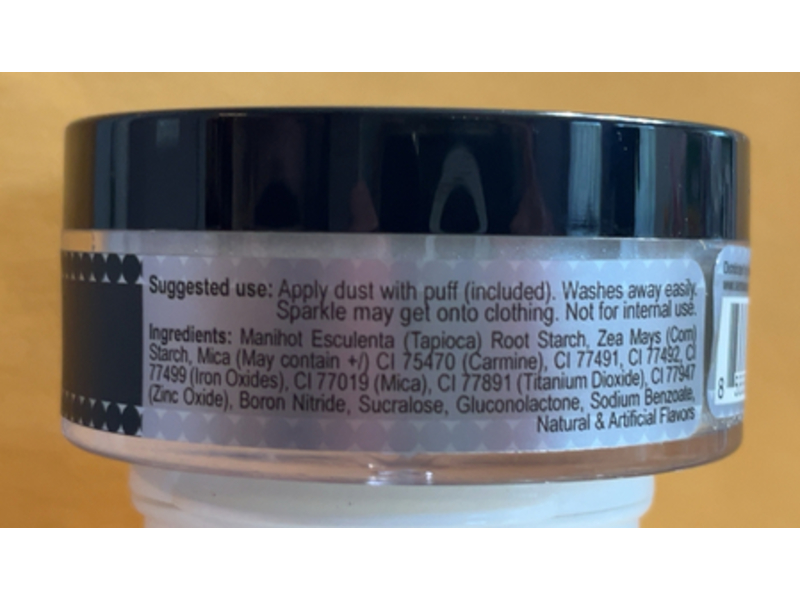 Sensuva Love & Luster Kissable Silver Diamond Dust, 2 fl oz/18 g