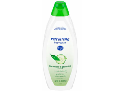 Kroger Refreshing Body Wash, Cucumber & Green Tea, 22 fl oz/650 mL