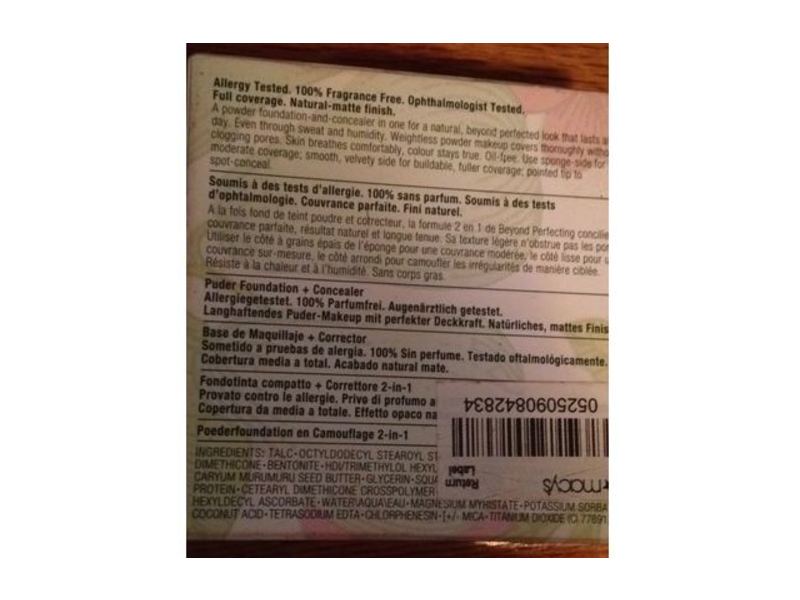 Clinique Beyond Perfecting Foundation + Concealer, 7 Cream Chamols, 0.51 oz/14.5 g