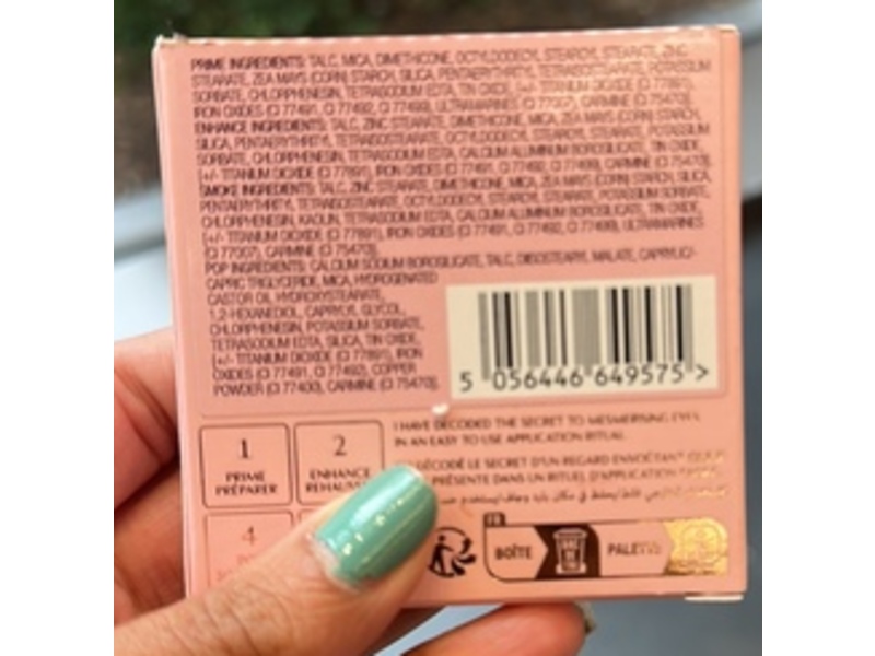 Charlotte Tilbury Luxury Eyeshadow Palette, Pillow Talk, 0.18 oz/5.2 g