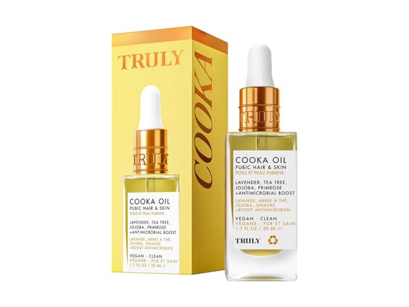Truly Pubic Hair & Skin Cooka Oil, 1.7 fl oz/50 mL