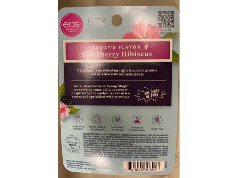 Eos Super Soft Lip Balm & Sphere, Blackberry Hibiscus