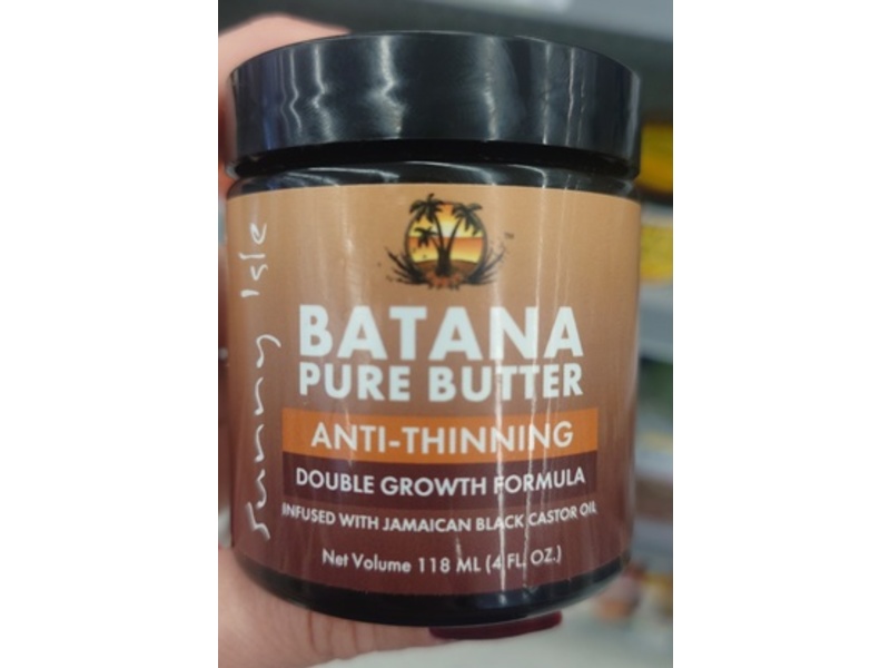 Sunny Isle Batana Pure Butter, Jamaican Black Castor Oil, 4 fl oz/118 mL