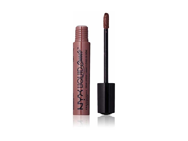 NYX Professional Makeup Liquid Suede Cream Lipstick, 21 Brooklyn Thorn, 0.13 fl oz/3.8 mL