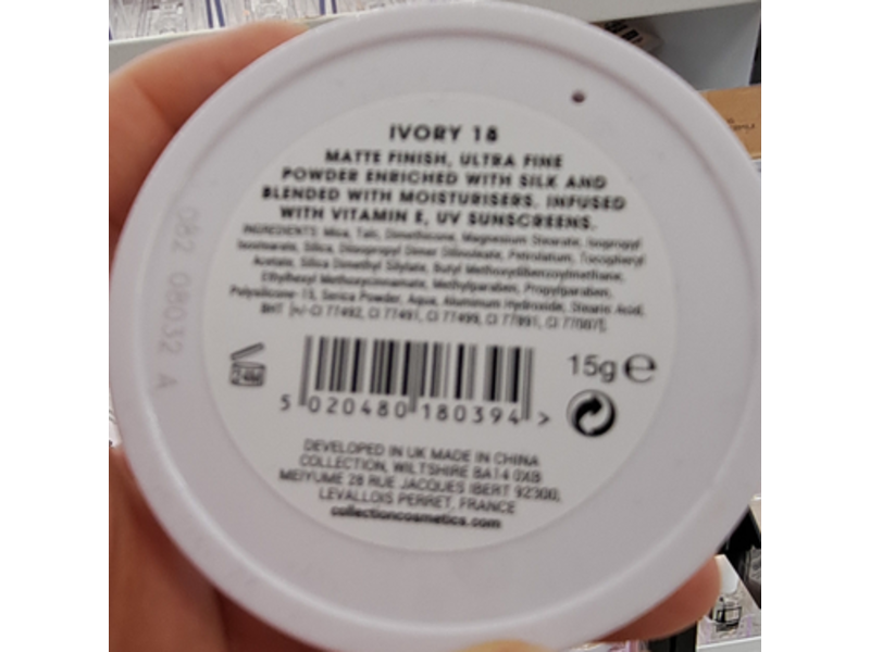 Collection Pressed Powder, 18 Ivory, 15 g