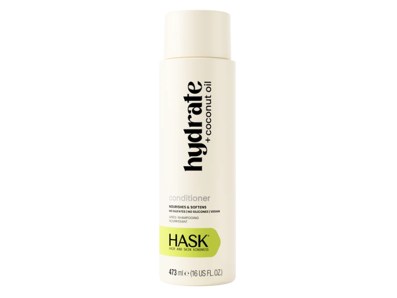 Hask Hydrate Conditioner, Coconut Oil, 16 fl oz/473 mL