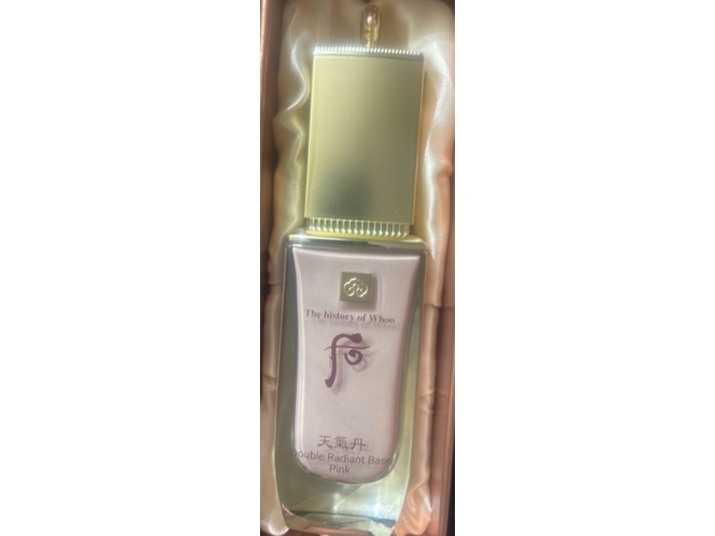 The history of Whoo Cheongidan Double Radiant Base Pink, 1.35 fl oz/40 mL