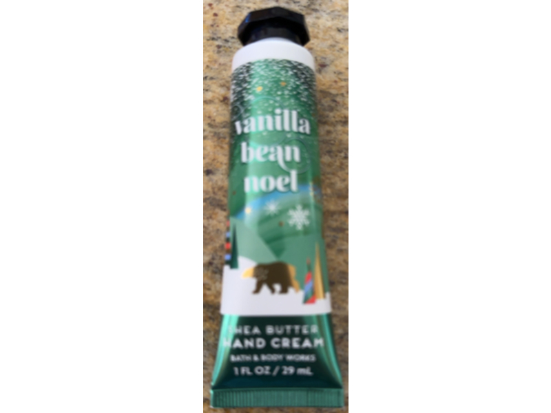Bath & Body Works Hand Cream, Shea Butter & Vanilla Bean Noel, 1 fl oz/29 mL, Pack Of 2