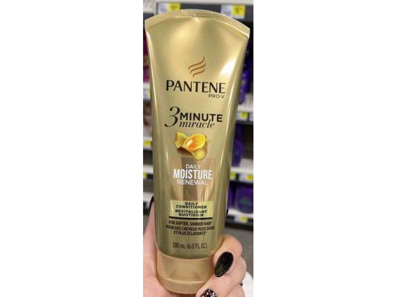 Pantene Pro-V Daily Conditioner, Moisture Renewal, 6 fl oz/180 mL, Pack Of 3