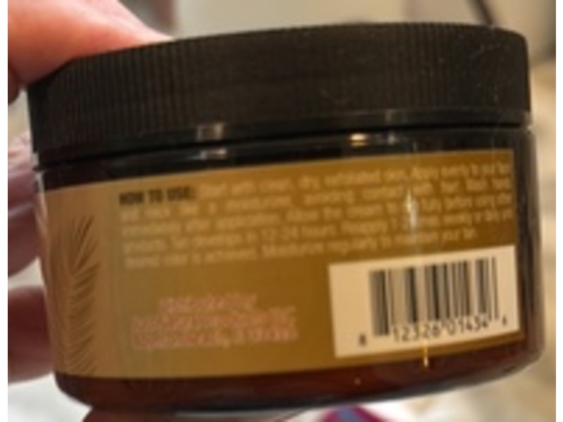 Just Nutritive Sunless Tanning Facial Cream, 4 oz/113 g