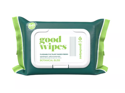Good Wipes Flushable Wipes, Botanical Bliss, 60 Count