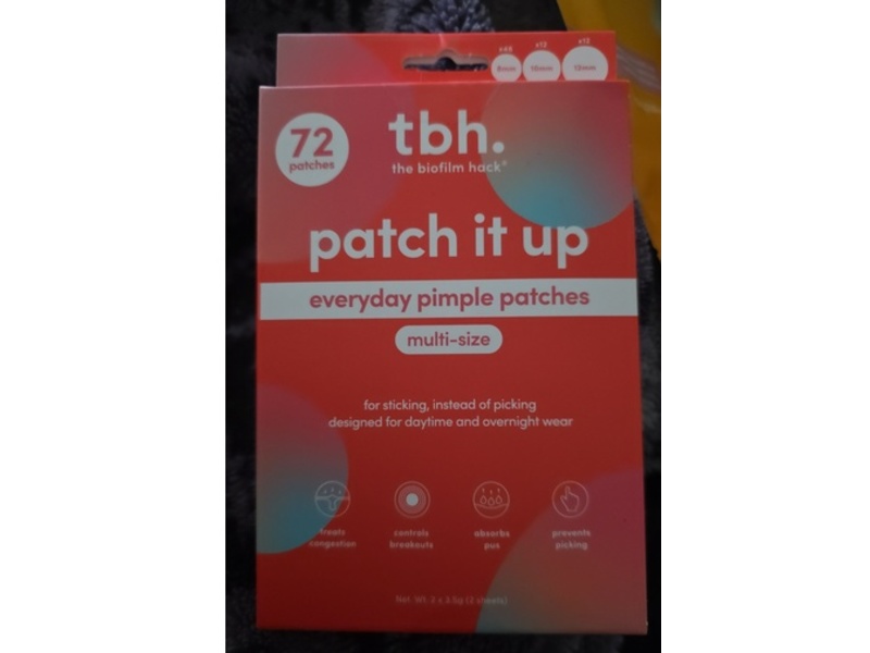 tbh Skincare Patch It Up Everyday Pimple Patches, 3.5 g, 72 Count