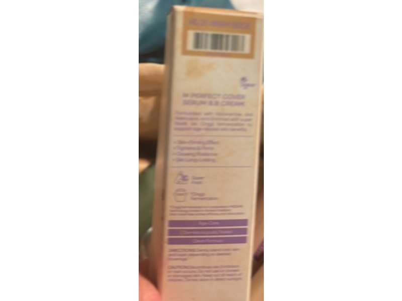 Missha M Perfect Cover Serum Bb Cream, 25 Warm Beige, 1.18 fl oz/35 mL