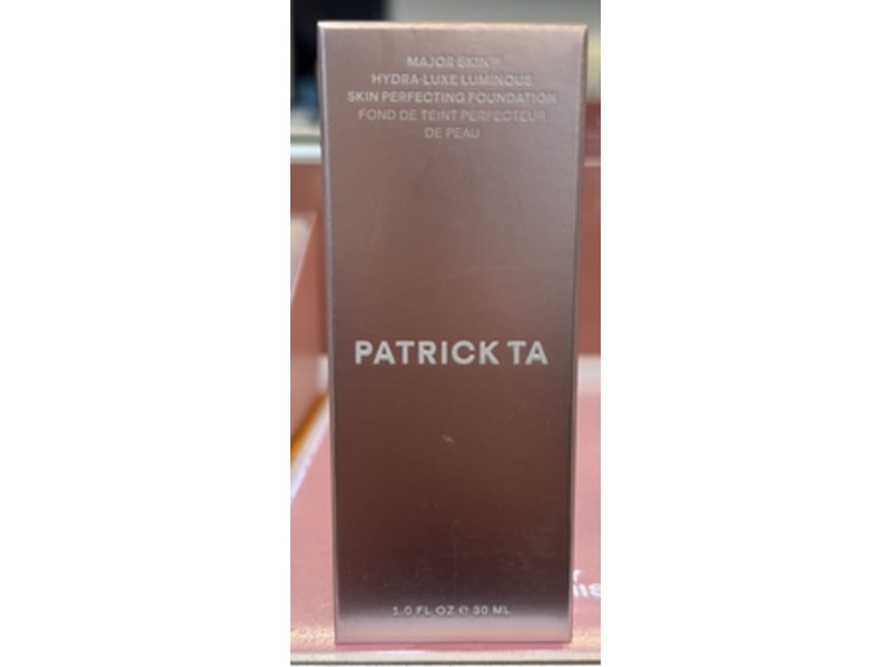 Patrick Ta Major Skin Hydra-Luxe Luminous Skin Perfecting Foundation, 5 Golden Neutral, 1.0 fl oz/30 mL