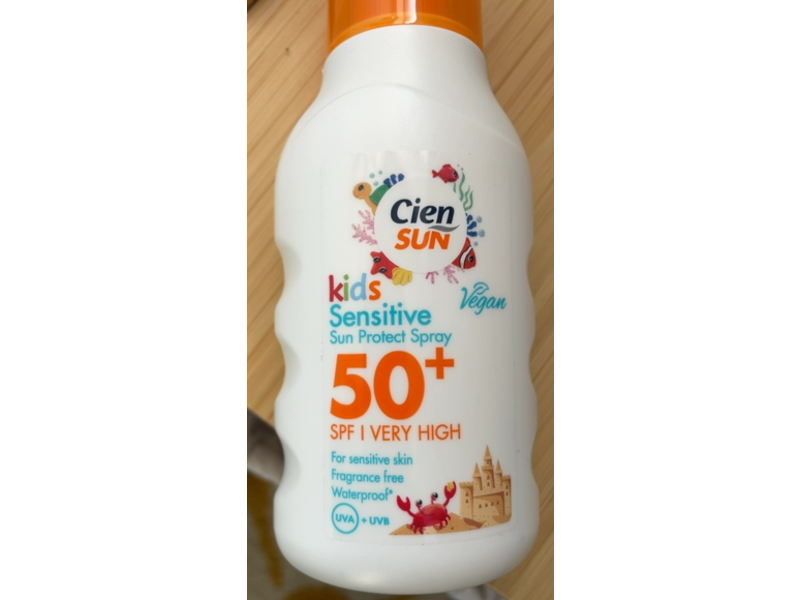 Cien Sun Kids Sensitiv Sun Protect Spray, SPF 50+, 200 mL