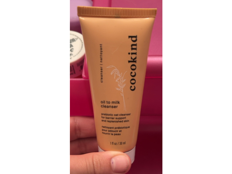 Cocokind Oil To Milk Cleanser, Prebiotic Oat, 1 fl oz/30 mL