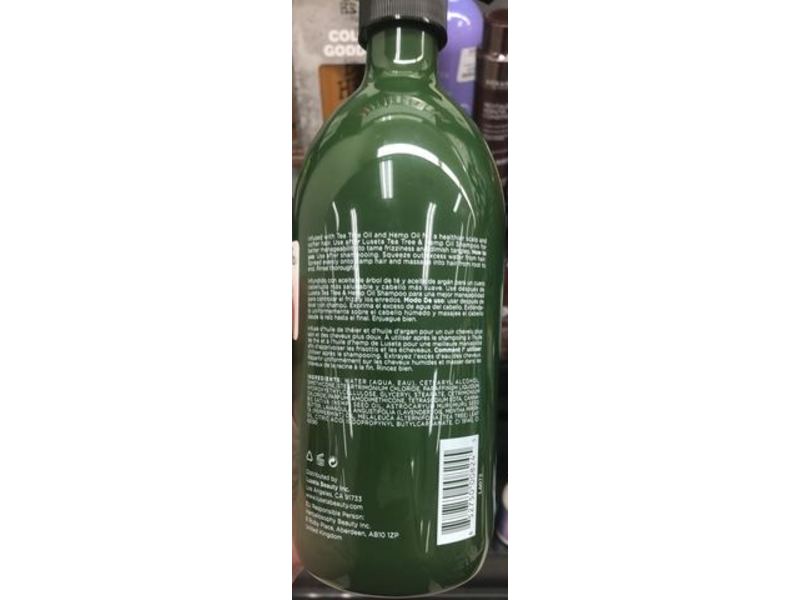 Luseta Tea Tree & Hemp Oil Conditioner, 33.8 fl oz/1L