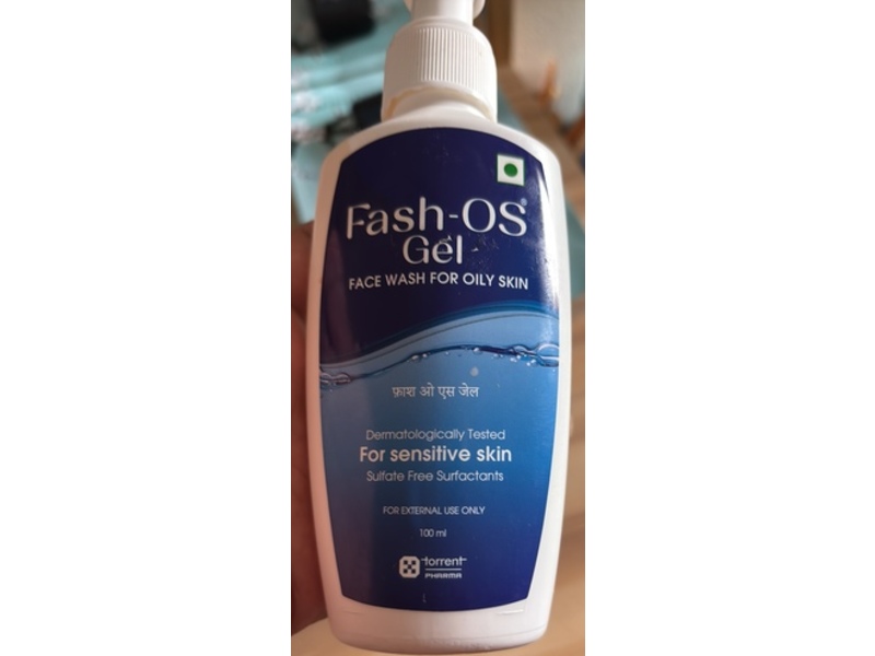 Torrent Pharma Fash-Os Gel Face Wash, Sensitive Skin, 100 mL