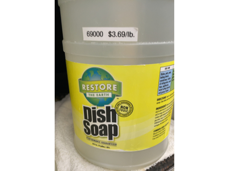 Restore Naturals Liquid Renewable Dish Soap, 64 fl oz/1.89 L
