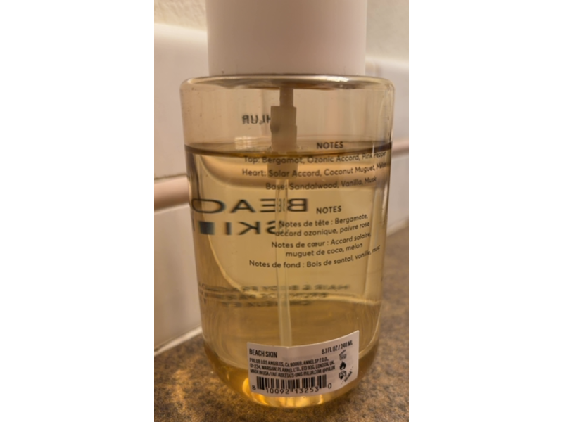 PHLUR Beach Skin Hair & Body Fragrance Mist, 8 fl oz/236 mL