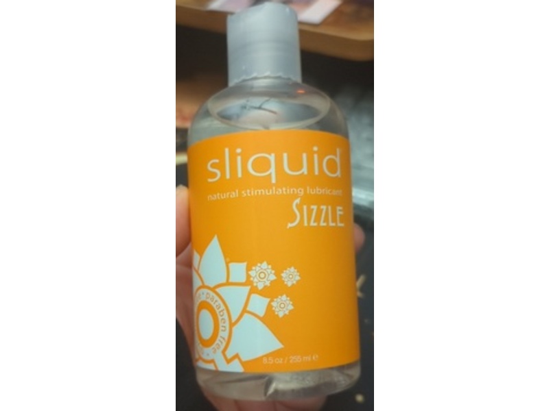 Sliquid Natural Stimulating Lubricant, Sizzle, 8.5 oz/255 mL