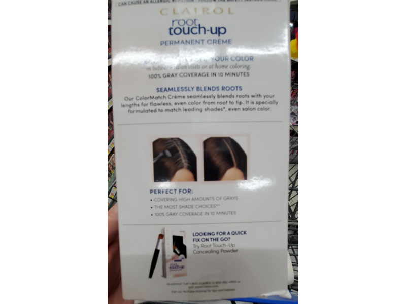 Clairol Root Touch-Up Permanent Creme, 4G Dark Golden Brown, Pack Of 2