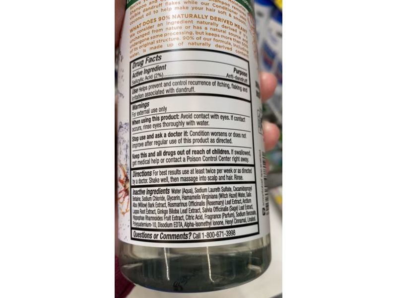 Re-Fresh Scalp Care Anti-Dandruff Shampoo, Witch Hazel Moisturize, Dry Scalp, 13.5 fl oz/400 mL