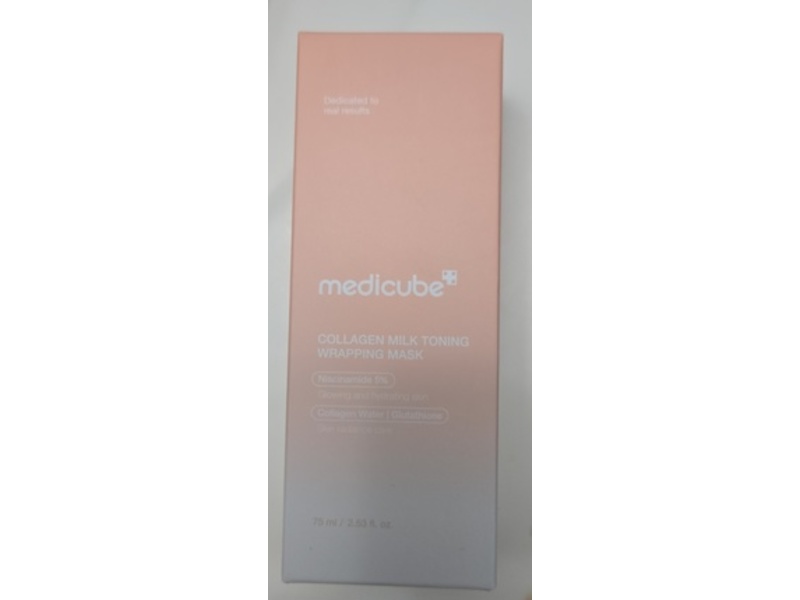 Medicube Collagen Milk Toning Wrapping Mask, 2.53 fl oz/75 mL