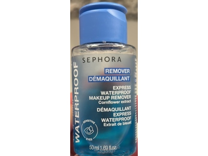 Sephora Collection Waterproof Makeup Remover, Cornflower Extract, 1.69 fl oz/50 mL