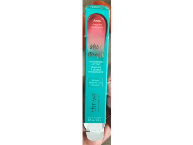 Thrive Causemetics Sheer Strength Hydrating Lip Tint, Anna, 0.1 oz/3 g
