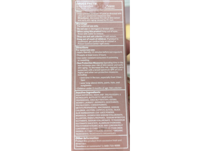 ILIA Super Serum Skin Tint, SPF 40 ,Roque ST18, 1 fl o/30 mL