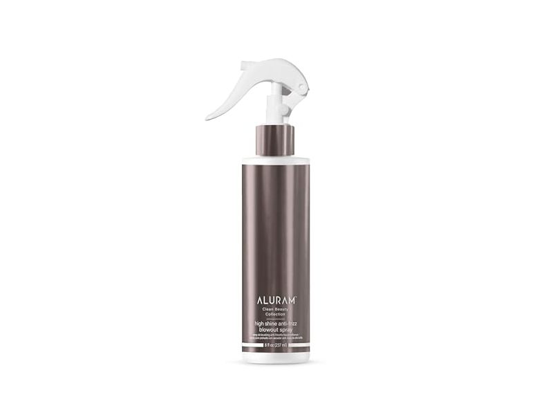 Aluram Clean Beauty High Shine Anti-Frizz Blowout Spray, 8 fl oz/237 mL