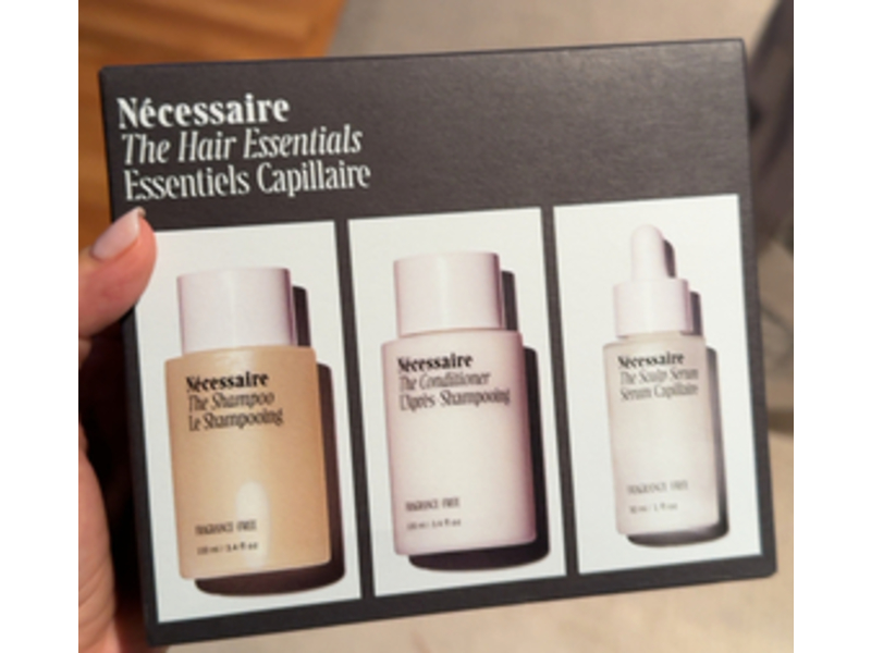 Necessaire The Hair Essentials Shampoo + Conditioner + Scalp Serum,