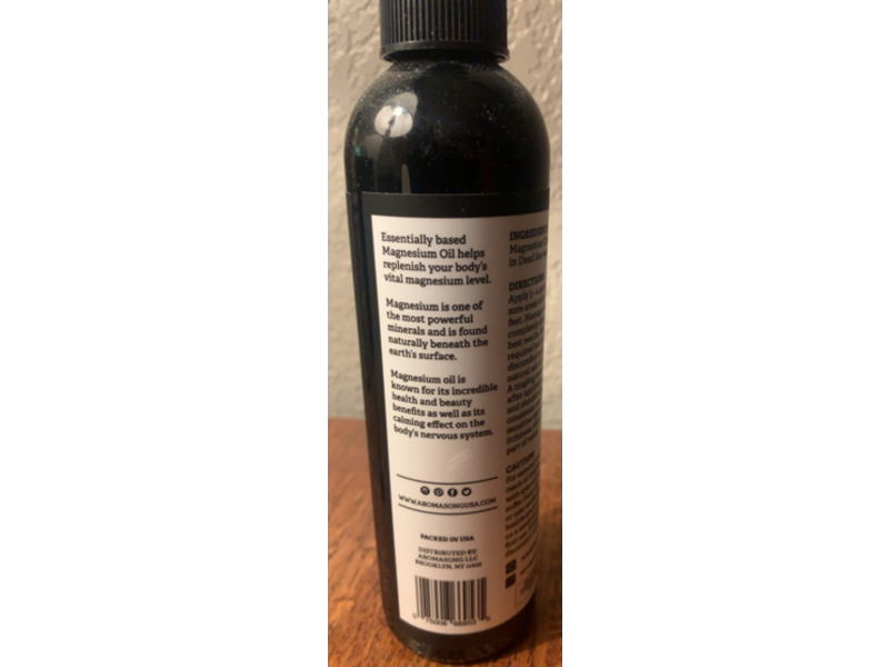 Aromasong Salt Co, Dead Sea Magnesium Oil, 8 fl oz/237 mL