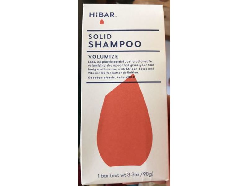 HiBAR Volumize Solid Shampoo Bar, 3.2 oz/90 g