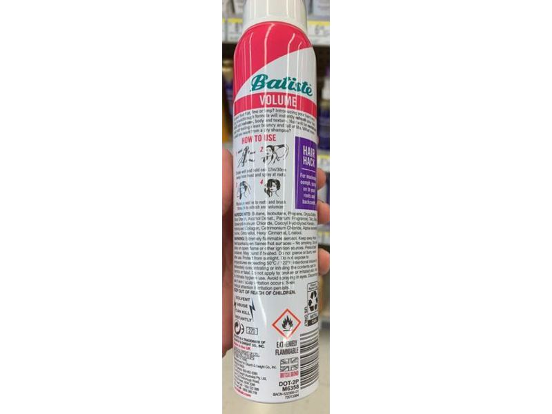 Batiste Volumizing Dry Shampoo, 4.23 oz/120 g