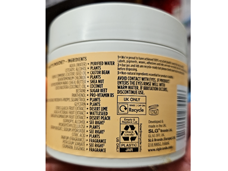 Rhyme & Reason Quench & Curl Leave-In Conditioner, Shea Butter & Desert Peach Extracts, 10.82 fl oz/320 mL