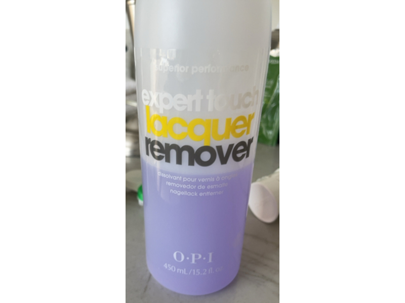 O.P.I Expert Touch Lacquer Remover, 15.2 fl oz/450 mL