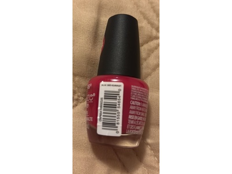 L.A. Colors Color Craze Nail Polish, 654 Hibiscus, 0.44 fl oz/13 mL