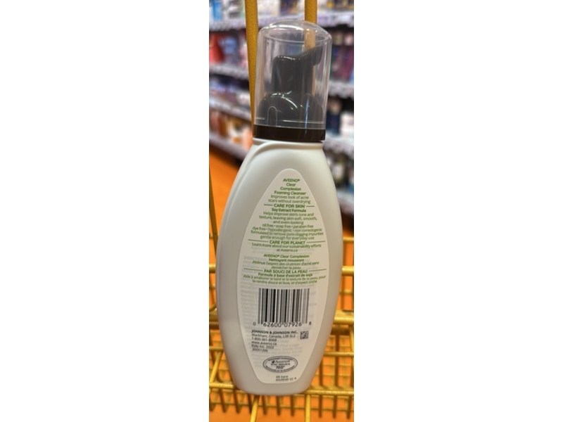 Aveeno Clear Complexion Foaming Cleanser, 180 mL