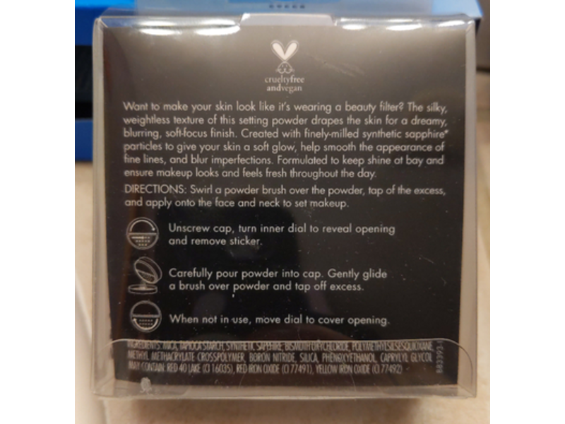 e.l.f Halo Glow Setting Powder, Light Pink, 0.24 oz/6.8 g