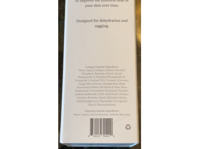 Droplette Collagen Hydrofiller Skincare Capsules, 0.027 fl oz/0.8 mL, 12 Count