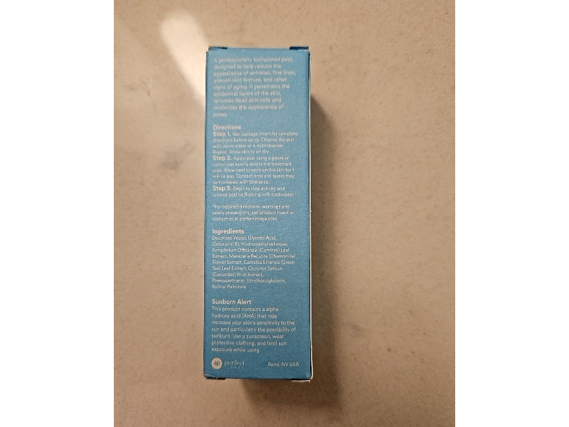 Perfect Image Gel Peel, Glycolic 30%, 1 fl oz/30 mL
