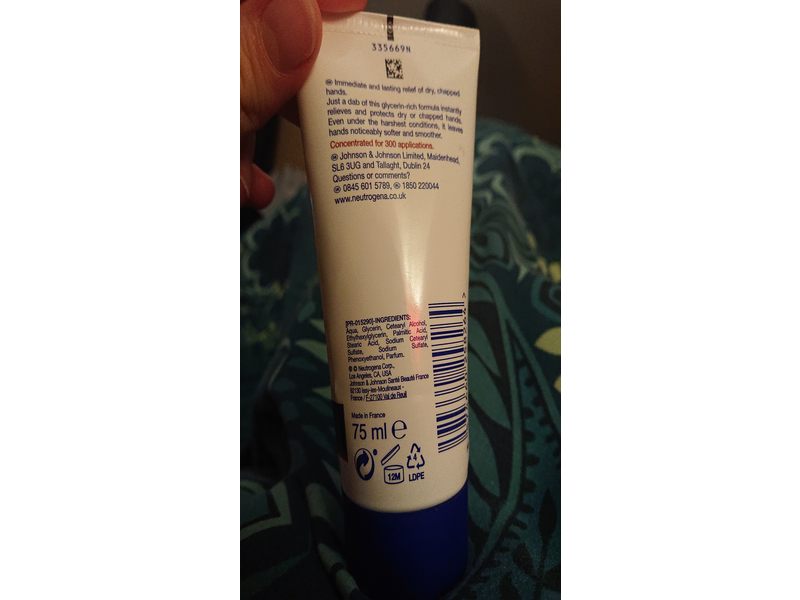 Neutrogena Norwegian Formula Hand Cream, Concentrated, 75 mL