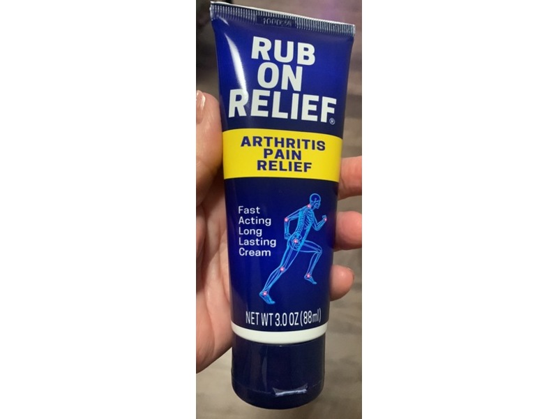 Rub On Relief Arthritis Pain Relief Cream, 3 oz/88 mL