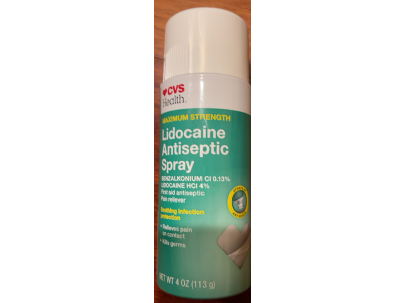 CVS Health Liodocaine Antiseptic Spray, 4 oz/113 g