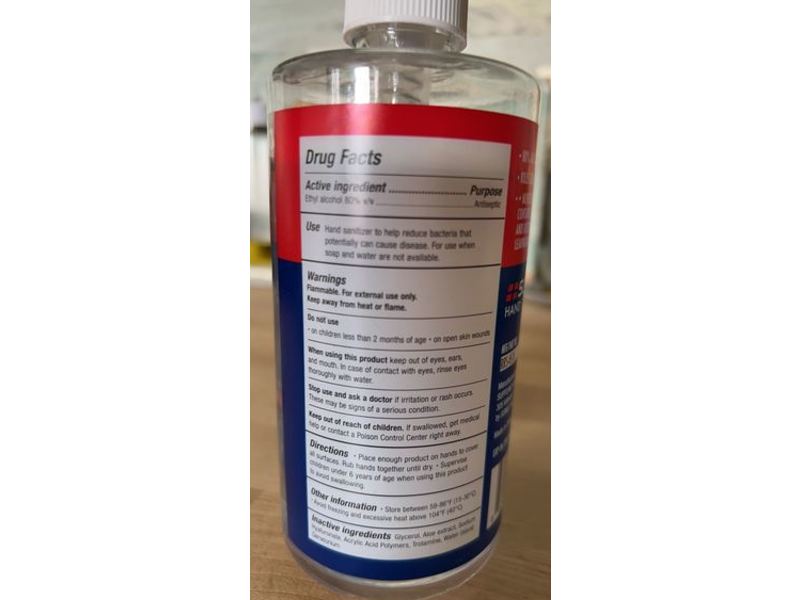 SupplyAid Hand Sanitizer Gel, 16 fl oz/473 mL, Pack Of 2