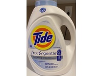 Tide Free & Gentle Liquid Detergent, Unscented, 80 Loads, 105 fl oz/3.1 L. - thumbnail 2